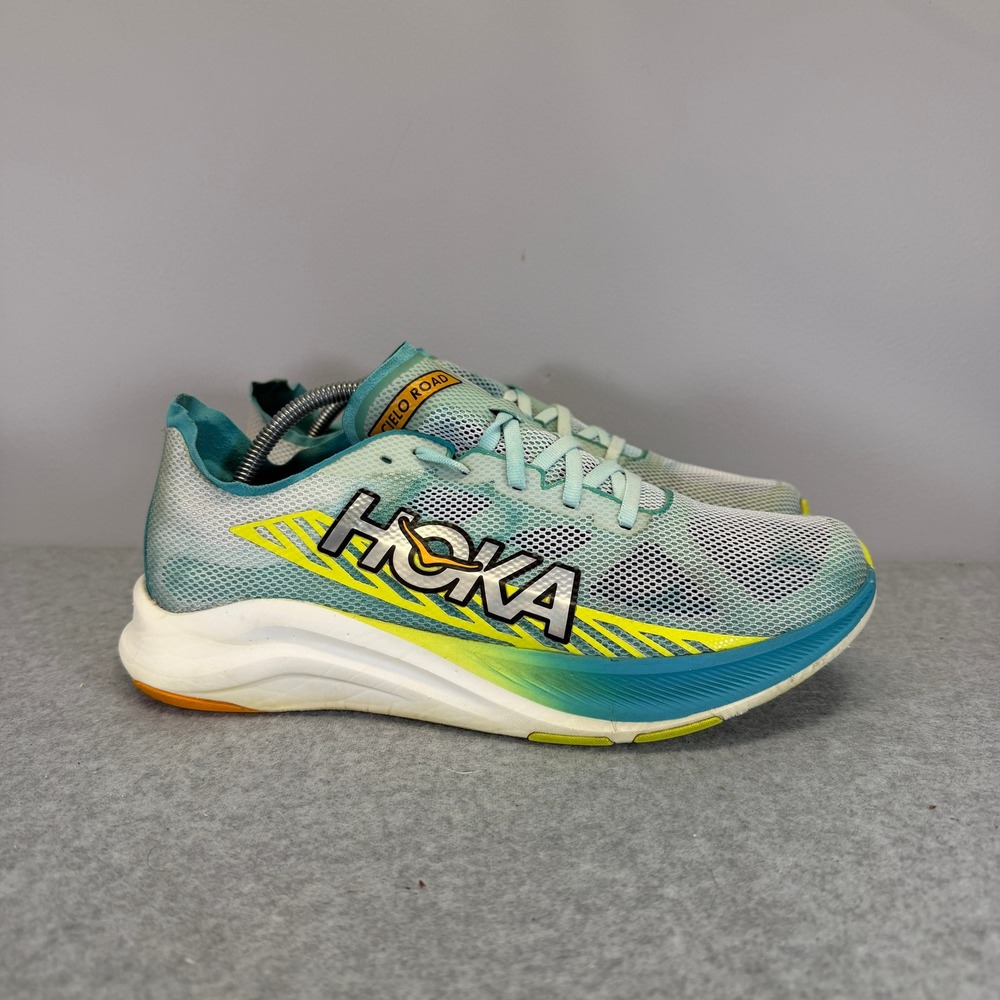 Hoka Cielo Road Running Shoes Womens Shoes Size 9.5 Blue Green 1143490 WCRM - Picture 4 of 10